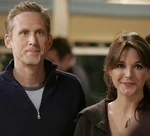 Jack and Theresa arrive at the Vasser's house for the Christmas party
