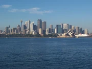 Die Silhouette von Sydney