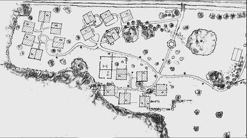 Une carte des Baraquements