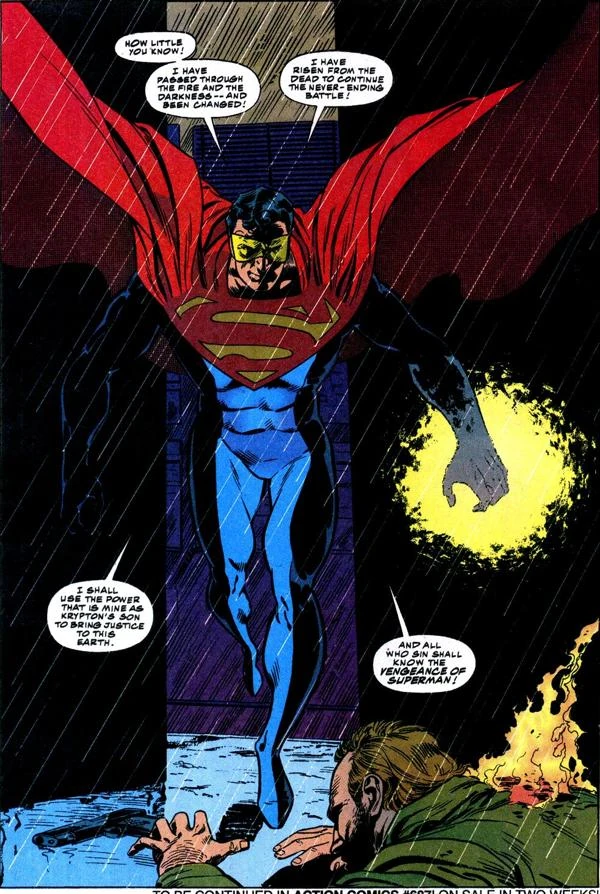 Eradicator as seen in the Reign of the Supermen.