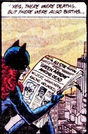 The Earth-Two Green Arrow's death reported along with his surviving original Earth-Two allies' injuries