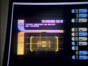 Displayanzeige des Hauptsterns des Idran-Systems FGC-1215