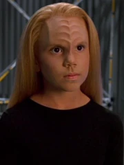 Miral Paris, einer klingonischen Sekte zufolge die Inkarnation der Kuvah'Magh