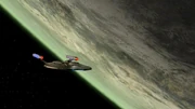 Archers Enterprise im Orbit um Qo'noS