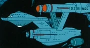 Die USS Bonaventure im Delta-Dreieck.