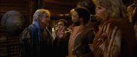 Captain Terrell und Chekov treffen auf Khan.