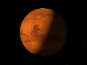 Mars from orbit