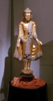 A Buddha statue in Kivas Fajo's collection