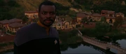 Geordi La Forge experiences a real sunrise
