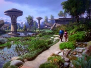 Riker and Troi on Betazed