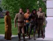 Penthor-Mul (second to the right) during his trial