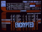 The Enterprise-E computer is encrypted