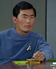 George Takei as Lieutenant Hikaru Sulu in Star Trek The Original Series (TOS)