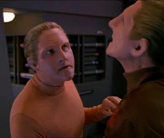 The Changeling attacks Odo