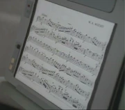 Sheet music of the trio.