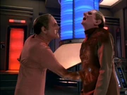 The Krajensky Changeling attacks Odo