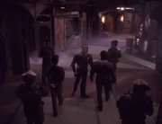 Dominion personnel board the station