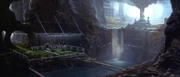 An underground garden