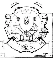 Floor plan of Operations center set