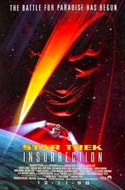 The theatrical poster for Star Trek: Insurrection
