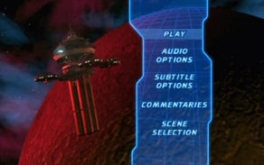 Main menu from Disc 1