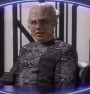 Captain Sisko as seen through the holofilter