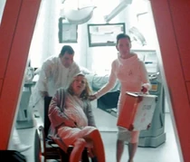 Door to a sickbay aboard a Kelvin type ship