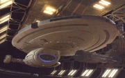 USS Voyager en cale (2371)