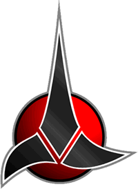 Het symbool van het Klingon Rijk