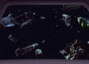 Wrakstukken van de Cardassian vloot