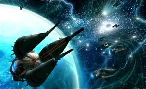 TheSpace Pirates prepare to respond to the Federation attack on Phaaze