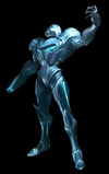 Dark Samus, as she appears in Metroid Prime 3: Corruption