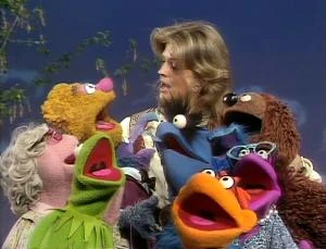 Candice Bergen with the Muppets