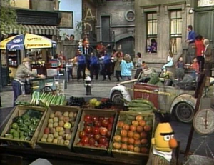 View of Sesame Street as it existed in 1988, from The Sesame Street Special.