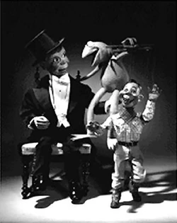Charlie with Kermit The Frog and Howdy Doody