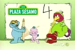 Plaza Sésamo title card from 2000.
