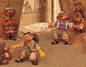 Ernie and Bert go to Egypt.