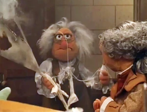 George the Janitor as Ben Franklin on Muppets Tonight