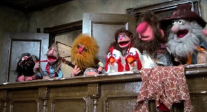 The Jughuggers (and some Chickens) in The Great Muppet Caper.