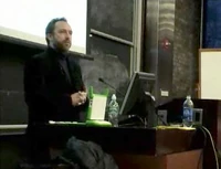 Jimmy Wales uses Muppet Wiki statistics and the article on Itzhak Perlman as an example of the potential in subject-focused wikis in a lecture at NYU on Februay 1, 2007. (listen here) 