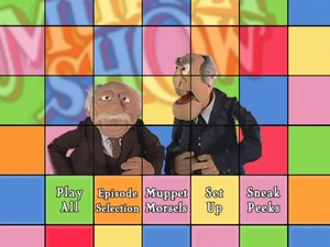 Statler and Waldorf heckle the DVD viewer in the specially-made disc menus.