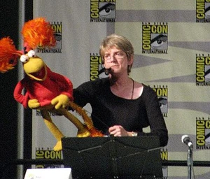 Red Fraggle and Karen Prell at Comic-Con 2008.