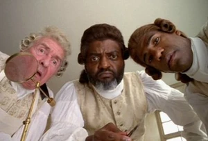 Gordon Sterne, right, with George Harris and Ricco Ross