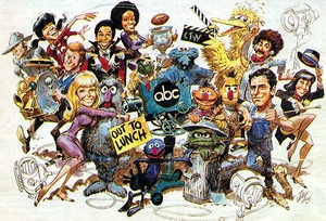The Out to Lunch cast. Art by Jack Davis.