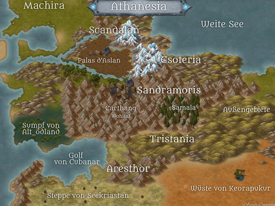 Karte von Athanesia
