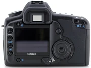 The rear interface of the Canon EOS 5D