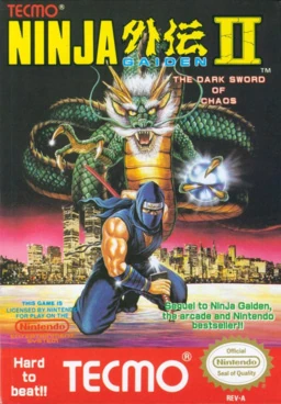 Ninja Gaiden II The Dark Sword of Chaos, North American cover art