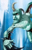 Ice mephit portrait