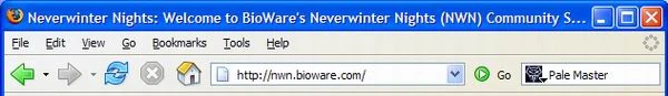 Firefox NWNWiki search plugin