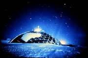 Observation Dome -- Lovell City as viewed from an outdoors excursion